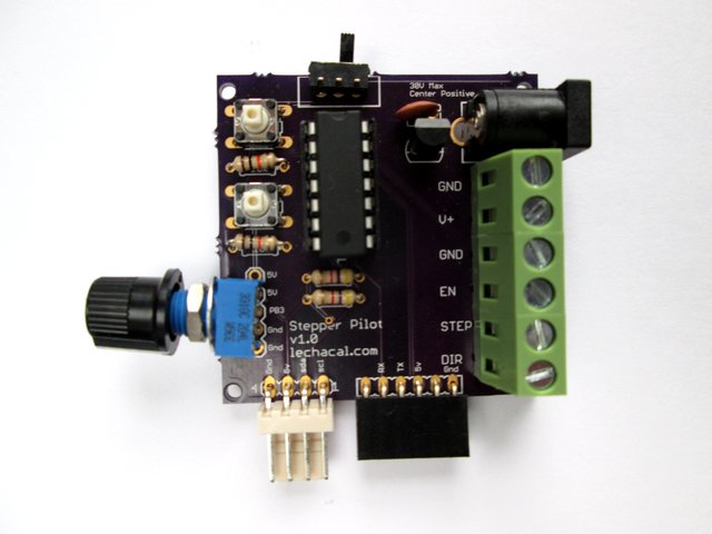 arduino stepper motor serial control video