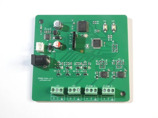 Ball Valve Controller with RFM69 Long Range RF