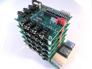 RPICT stack of 5 cards on a Raspberry Pi