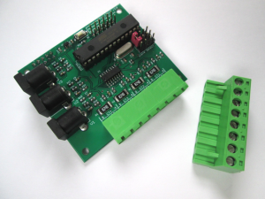 RPI_LCT4V3 with free plug screw terminal connector